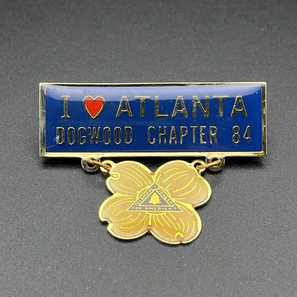 Pioneers AT&T Atlanta Georgia Dogwood‎ Chapter 84 Lapel Hat Pin